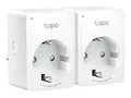 Produktbild: TP-LINK Tapo P100 V1 - Smart-Stecker - kabellos - 802.11b/g/n, Bluetooth 4.2 - 2.4 - 2.4835 GHz (Packung mit 2)