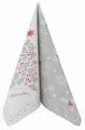 Produktbild: Airlaid Serviette Weihnachten Ilex in Silber, 40 x 40 cm, 50 Stück - APARTina