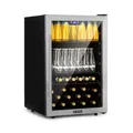 Produktbild: Klarstein Beersafe 5XL Kühlschrank 148 Liter 3 Böden Panoramaglastür Edelstahl 10045900