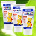 Produktbild: (65,00€/L) Nenedent Kinderzahncreme ohne Flur 3x50ml