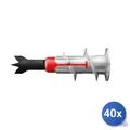 Produktbild: 40x Fischer Tassello Autoforante Bi-Material Grau Für Gipskarton