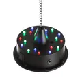 Produktbild: Spiegelkugel Motor mit bunte LED für Discokugel bis 20cm Batteriebetriebieb
