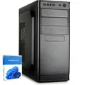 Produktbild: dcl24 AMD Multimedia PC Ryzen 9 7900X, Radeon Grafik - 500GB SSD, 16GB DDR5, 12x5.6 GHz, WLAN, Windows 11 Pro Desktop Rechner für Büro und Homeof... - Schwarz