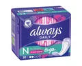 Produktbild: always Slip-Einlage Daily Normal to go mit Frischeduft, 20 Stück