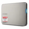 Produktbild: Externe Festplatte Toshiba HDTX210ESCAA 1 TB HDD Silberfarben Plattenspeicher