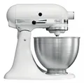 Produktbild: KitchenAid 5K45SSEWH Standmixer 275 W Metallisch, Weiß