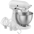 Produktbild: KitchenAid Küchenmaschine Classic, 5K45SSEWH, 275 Watt, mit Patisserie-Set, 4,3 Liter, weiß