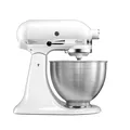 Produktbild: KitchenAid Küchenmaschine Classic Weiß 4,3L 275W 10 Stufen K45SSEWH