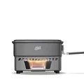 Produktbild: Esbit Trockenbrennstoffkochset - Camping Kocher 1100 ml aus hartanodisiertem Aluminium - inkl. Deckelaufhängung - Campingkocher Set, Schwarz