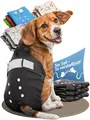 Produktbild: HUND IST KÖNIG Hundewindeln für Hündinnen (3 Stück) - Hochabsorbierende Läufigkeitshose für Hündinnen mit 3-Fach Justierung - Umweltfreundliche Hunde Windeln, Hundehöschen Läufigkeit & Inkontinenz