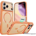 Produktbild: ESR Classic Hybrid Magnetic Case (Camera Control, Stash Stand), for iPhone 17 Pro, Frosted Orange (Apple iPhone 17 Pro) (1A867007)