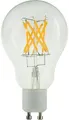 Produktbild: SLV LED A60 Crossed Filament LED-Leuchtmittel, GU10, PHASE dimmbar, 5W, 2200K, Glas, transparent (1008154)