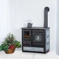 Produktbild: Küchenherd / Kohleherd / Holzküchenherd Globe-fire Alhena Naturst. re.