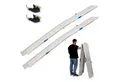 Produktbild: TRUTZHOLM Auffahrrampe Alu klappbar 307 cm extra lang 900 kg geriffelt Motorradrampen (2er Set)