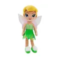 Produktbild: Disney Store Offizielle Tinkerbell Kuschelpuppe, 35 cm, Plüschfee im Klassischen Satinkleid mit Gestickten Details, Geeignet ab Geburt