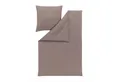Produktbild: Estella Bettwäsche Jersey Takoma 200x220+2x Kissen 80x80 Uni taupe, Baumwolle, 3 teilig, Jersey bettwäsche 200x220 baumwolle sale warm baumwolle bettwäsche