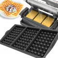 Produktbild: Waffeleinsatz für OptiGrill XL, Zubehör, Backschaleneinsatz, Silikon, Waffel