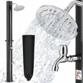Produktbild: monzana® Solardusche 20 Liter UV-beständig Kunststoff inkl. hochwertiger Schutzhaube Regendusche Pooldusche Dusche Außendusche Campingdusche 60°C