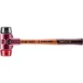 Produktbild: HALDER SIMPLEX Schonhammer Ø 40 mm Gummi schwarz / Plastik rot