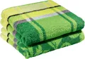 Produktbild: Erwin Müller Duschtuch-Set 2er-Pack apfelgrün Größe 70x140 cm - Ludwigsburg - 100% Baumwolle - kuschelweich, saugstark, voluminös - praktisch durch beidseitige Schlaufen (weitere Farben)
