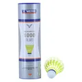 Produktbild: Victor Badmintonbälle Shuttle 1000 Nylon gelb Dose 6er, Geschwindigkeit: schnell