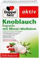Produktbild: Doppelherz Knoblauch Kapseln Mistel Weißdorn Arterienverkalkung 270 Kapseln