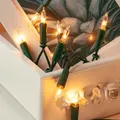 Produktbild: Lichterkette innen, mini Lichterkette 10er Birnen klare warme Lichter, beleuc...