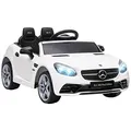Produktbild: AIYAPLAY Kinder Elektroauto 12V Kinderauto mit 2,4 G Fernbedienung, 2 Motor, Kinderfahrzeug mit LED-Scheinwerfern, Hupe, Musik, Sicherheitsgurt, Elektrofahrzeug für Kinder ab 3 Jahren, Weiß