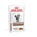Produktbild: Royal Canin Gastrointestinal | 12 x 85 g | Diät-Alleinfuttermittel für ausgewachsene Katzen | Feine Stückchen in Soße | Kann die Verdauung unterstützen | Im Frischebeutel