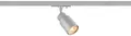 Produktbild: SLV PURI 2.0 TUBE Spot für 1-Phasen-Hochvolt-Schienensystem, GU10, 1x max.6W, grau/grau (1008245)