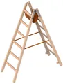 Produktbild: Layher 1038 Holzstehleiter 2x6 Sprossen Stehleiter Holzleiter Bockleiter Leiter