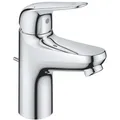 Produktbild: GROHE Waschtischarmatur Swift S-Size, 24316001, verchromt, 16,2 cm hoch, aus Messing, mit Ablaufgarnitur und Zugstange