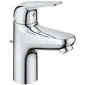 Produktbild: Grohe Waschtischarmatur Swift Einhand mit Zugstangen-Ablaufgarnitur S-Size - Chrom