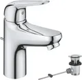 Produktbild: GROHE Swift Einhebel-Waschtischarmatur stehend, Silber, 24316001