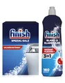 Produktbild: Finish Spülmaschinenpflege SET, Klarspüler 800ml & Spezial Salz 1,2 Kg