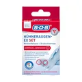 Produktbild: SOS Hühneraugen-Ex Set, Hühneraugen Pflaster für sofortige Druckentlastung, Hühneraugen Entferner mit Salicylsäure, schnelle Schmerzlinderung und Schutz gegen Reibung, 1 x 54 Stück
