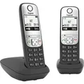 Produktbild: A690 Duo, analoges Telefon schwarz, DECT