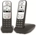 Produktbild: Gigaset Gigaset A690 Duo DECT Schnurloses Telefon Schnurloses DECT-Telefon (Mobilteile: 2, Freisprechen & Anrufschutz & ECO Dect & Grafik-Display)
