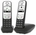 Produktbild: GIGASET DECT-Telefon A690 Duo, schwarz