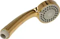 Produktbild: tecuro Handbrause ew-080 gold mit 3-Funktionen - Ø 80 mm mit Antikalkdüsen, vergoldet