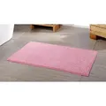 Produktbild: Gözze Badematte Chenille, Höhe 15 mm, rutschhemmend beschichtet, fußbodenheizungsgeeignet, Polyester, rechteckig, Badteppich, Uni Farben, besonders weich durch Microfaser, waschbar rosa rechteckig | 60 cm x 100 cm x 15 mm