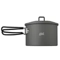 Produktbild: Esbit Aluminium-Topf 1.600 ml Deckel Netzbeutel Klappgriffe Outdoor Camping 1,6L