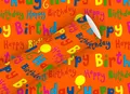 Produktbild: Braun & Company Geschenkpapier Kollektion Pop Birthday 2 m x 70 cm