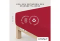 Produktbild: Schlafgut Spannbettlaken CASUAL u.a. in Gr. 90x200, 140x200 oder 180x200 cm, 100% Baumwolle, Jersey, Gummizug: rundum, (1 Stück), Bettlaken für Matratzen bis 25 cm Höhe, zuverlässig, langlebig, weich