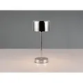 Produktbild: Reality Leuchten - Akku Tischleuchte jeff per usb aufladbar, Sensordimmer, Silber Chrom, h: 30cm