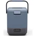 Produktbild: Klarstein SwiftFrost 12L Kompressor Kühlbox mit Gefrierfach – tragbare elektrische Kühlbox, LED-Anzeige, Dual Power (12 V/230 V), –20 °C bis... - Blau