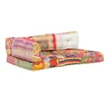 Produktbild: vidaXL Palettenkissen, Palettensofa-Auflage Mehrfarbig Stoff Patchwork