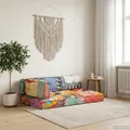 Produktbild: Palettensofa-Auflage Mehrfarbig Stoff Patchwork
