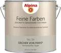 Produktbild: Alpina Feine Farben Wandfarbe No. 06 Dächer von Paris - romantisches graubraun 2,5 L