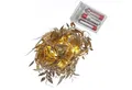 Produktbild: MARELIDA LED-Lichterkette Drahtlichterkette glitzernde Blätter Deko Girlande biegsam 150cm gold, 30-flammig